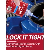 Medium strength blue screw glue, anti-vibration, high temperature and low temperature to prevent loosening and corrosion.