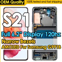 OEM Dynamic AMOLED For Samsung Galaxy S21 Display Screen Replacement 120Hz G991B/DS G991U LCD Touch Digitizer Assembly Wholesale