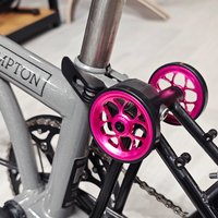 ACRZ Easy Wheel For Brompton Folding Bicycle 70mm Aluminum Alloy CNC