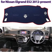 For Nissan Elgrand E52 2012-present Interior Accessories Auto Car Dashboard Cover Dash Mat Board Pad Carpet Dashmat Anti-UV Mats