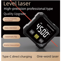 4-sided magnetic digital , upgraded quality, level laser electronic inclinometer, inclinometer, protractor, slope measurement