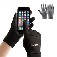 AliExpress NONE Thermal Non-slip Winter Gloves Men Touch Screen Waterproof Full Finger Gloves For Driving Cycling Outdoor Running Sports