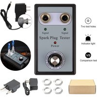 12V Car Spark Plug Tester Ignition Testers Detector Adjustable Double Hole Analyzer Automotive Diagnostic Tool Dual Hole Tester