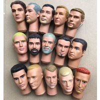 Tête de poupée masculine, soldat, Collection de têtes de poupée pour hommes, pièces de poupée célèbres, têtes de figurines, pièces de jouets, accessoires de qualité, 1/6