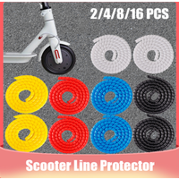 2/4/8/16Pcs For Ninebot Max G30 Xiaomi M365 M365 Scooter 1M Electric Scooter Line Protector Line Tube Winding Tubes Accessories