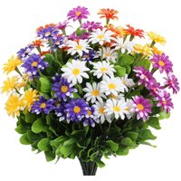 1/3Pcs Artificial Flowers Daisy 33cm Fake Flower for Home Room Decor Garden Wedding Decoration Outdoor DIY Potted Plant Ornament