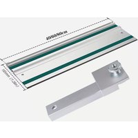400/600mm Track Saw Guide Rail and Square, 90° Right Angle Guide Rail Protractor, Adjustable Square Guide Compatible with Makita