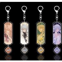 Honkai Star Rail Acrylic Keychain Game Character Aventurine Sunday Ying Xing Pendant Double Layer Keychain Anime Fans Gift