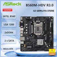 ASROCK B560M-HDV R3.0 Motherboard Intel B560 LGA1200 DDR4 64GB Micro ATX support i7-11700 i3-10325 i3-10105 i5-10600 cpu