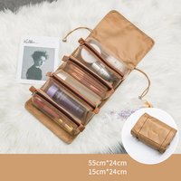 Geteilbare Make-up-Tasche, Reise-Kulturtasche, Reise-Make-up-Tasche, multifunktionale tragbare Reise-Aufbewahrungstasche