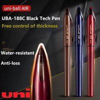 Uni Retro Black Gold Gel Pen UBA-188 Free Ink Control Business Signature Pens Water-resistant Anti-loss Quality Japan Stationery