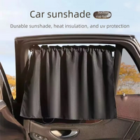 Baby Car Curtain Sunshade Cover Suction Cup Curtain Car Window Cartoon Universal Side Window Sunshade UV Protection for Kids