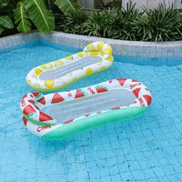 Rooxin Inflatable Water Hammock Floats Bed Swim Ring Tube Swimming Pool Mattresses Sleeping Bed Beach Lounger Chair