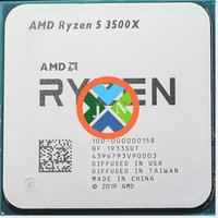 AMD Ryzen 5 3500X R5 3500X 3.6 GHz Six-Core Six-Thread CPU Processor 7NM 65W L3=32M 100-000000158 Socket AM4