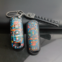 ICAR Car Key Cover Remote for MAZDA 2 3 5 6 CX-3 CX-5 CX-7 CX-9 MX5 Fob Case Protector 4 Button Key Cover Keychian Accessories