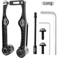 AliExpress NONE Bike Accesorios Aluminum Alloy Bike Brake Set Short/Long Practical Cables and Lever Kit Ultralight V Brake Caliper Set MTB