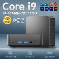 MINI PC Windows 11 Pro Intel Core i9 10980HK i7-4510U RAM 16GB 32GB SSD 1TB Computer Gaming Wifi 6 BT5.2 Office Desktop PC Gamer
