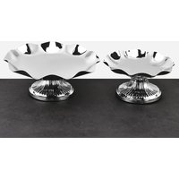 Thick Stainless Steel Luxury Fruit Snack Dish Home Party Decoration Storage Serving Tray Candy Cake Cookies Plate Container