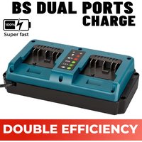 For Bosch 18V Double Charger Replacement For Bosch 18V Li-ion BAT609 BAT609G BAT618 BAT618G Rechargeable Fast Charger