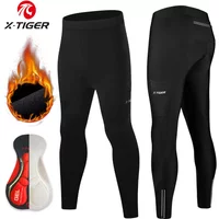 AliExpress X-TIGER Men's cycling pants Winter Warm Mountain Bicycle Tights With Back Pockets men's winter cycling overalls Bicycle clothing