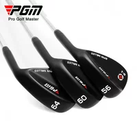 PGM Golf Clubs Sand Wedges 50/52/54/56/58/60/62 Degrees Right Hand Silver Black with Easy Distance Control SG002
