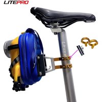 Litepro Folding Bicycle Pig Nose Seatpost Adapter For Brompton Dahon Birdy Bike Aluminum Alloy Water Bottle Adapter
