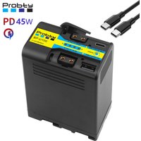 BP-U100 Battery For Sony BP-U30 U60 U70 U90 EX260 EX280 Z280 FS5 7 FX6 Z190 EX1R EX200 with PD45W Fast Charging