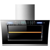 Household Multi-function Kitchen Range Hood Large Suction Double Motor Side Suction Small Rental Range Hood