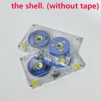 1PCS Blank Cassette Tape Transparent Standard Audio Tape for Recording No Pre-Recorded 54-minute Tape For Speech Music Recording