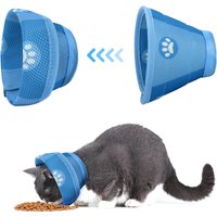 Adjustable Cat Cone Collar Soft Anti-Bite Protective Cat Elizabeth Collar Cat and Dog Surgery Medical Neck Ring Cat Accessory