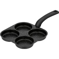 Non-Stick Egg Frying Pan Cast Iron Egg Cooker Single Handle Frying Pan for Breakfast Maker Electric Coil Stoves