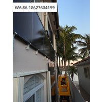 High Strength Solar Panel Wall Facade Mounting Bracket Aluminium Adjustable Solar Wall Racking System Home PV Mount