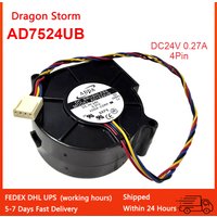 For ADDA AD7524UB DC24V 0.27A 75*75*30MM 4Pin Blower Fan