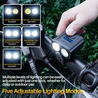 550 Lumens Bicycle Light Night Riding Lights MTB Road Bike Headlights Waterproof Outdoor Lighting Riding Equipment