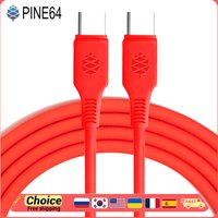Pine64 USB Typ-C auf TypeC Original-Silikon-Ladekabel für Pinecil-Lötkolben PinePhone und Pinebook Pro