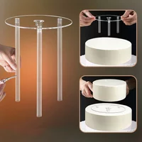 Multi-layer Cake Stand Suspended Gasket Cake Tier Support Cake Dowel Rods Set Cake Stands Support Straw Frame DIY Cake Decor