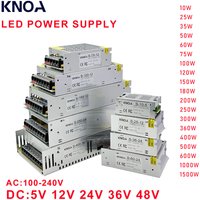 Switching Power Supply 5V 12V DC Power Supply 24V 36V 48V AC 110V-220V 2A 3A 4A 5A 10A 15A 20A 30A 40A 50A 60A Transformer Power