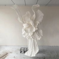 Wedding Props Giant Paper Flowers Iris Wedding Background Decoration Hall Layout Large Flowers Birthday Party Window Paper Art