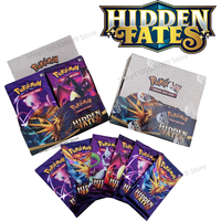 English Version 360Pcs Pokemon TCG Hidden Fates Classics Booster Box Pokemon Trade Card 36 Pack Box For Boys Kids Gifts