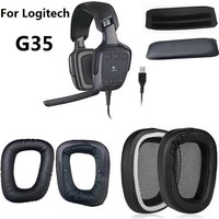 Ear pads for Logitech G35 Gaming Headphones replacement ear covers Earmuffs Ear pillow headband cushion