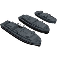 Yao's Studio LY003A 1/144 1/200 1/350 1/700 3D Printed Resin Model Kit Royal Navy Boats Type A