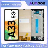 For Samsung Galaxy A33 5G /A3360 6.4 Inch Super AMOLED Touch Screen Digitizer Cell Phone Display Replacement Repair Spare Parts
