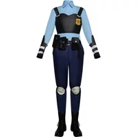 Judy Hopps Halloween Anime Cosplay Costume Zootopia Carnival adult child Uniform Polices Uniform Disfraz Mujer Cute Suits