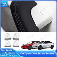 For Tesla New Model Y Juniper 2026 2025 Launch Model 3 Highland 2026 2025 2024 Door Lock Switch Open Button Cover Protector