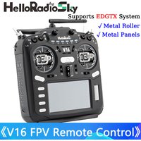 HelloRadio V16 Multi Protocol Remote Control Compatible With FPV High-frequency Head EDGTX Touch Screen Crossover Machine Parts