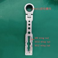 Multifunctional Stage Light Hook Wrench Mini Portable Easy Carry Lightweight Wrench For Wing Nuts Rigger Wrench Tool Multiple Us