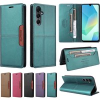 Flip Leather Case for Samsung Galaxy A16 A36 A56 A55 A35 A15 A25 A17 A37 A57 A07 A14 A24 A34 A54 A13 A33 A53 A73 Magnetic Wallet