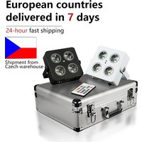 4x18W Led RGBWA UV 6IN1 Color Battery Wireless 2.4G Wireless DMX Led Par Light Mini Battery Party Light