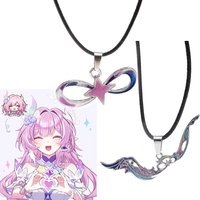 Game Honkai: Star Rail Necklace Cyrene Bow Pendant Necklace Cosplay Clothing Accessories Props Gifts Collar