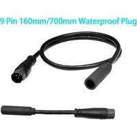 AliExpress NONE Motor connection controller conversion cable waterproof plug 9-pin extension 250W350W750W1000W 70cm electric bicycle accessories
